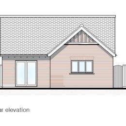 plot 2 (bung) rear elevation image