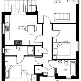 plot 3 (bung) floor plan image