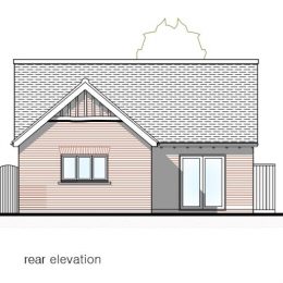 plot 3 (bung) rear elevation image