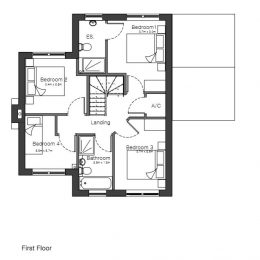 plot 4 (house) first floor plan