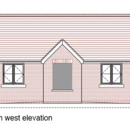 north west elevation RWP9